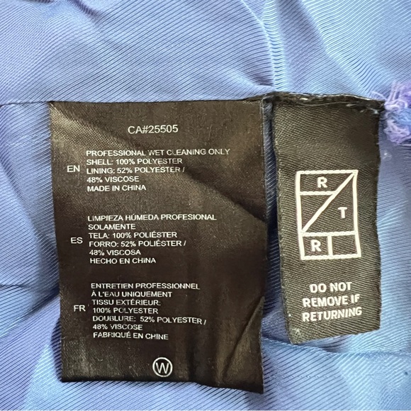 Noize Faux Fur Sapphire Coat size XS - Picture 14 of 16